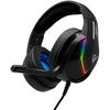 Headset with Microphone - Phoenix - X-IO RGB - Black - Stereo - Circum-aural - Wired