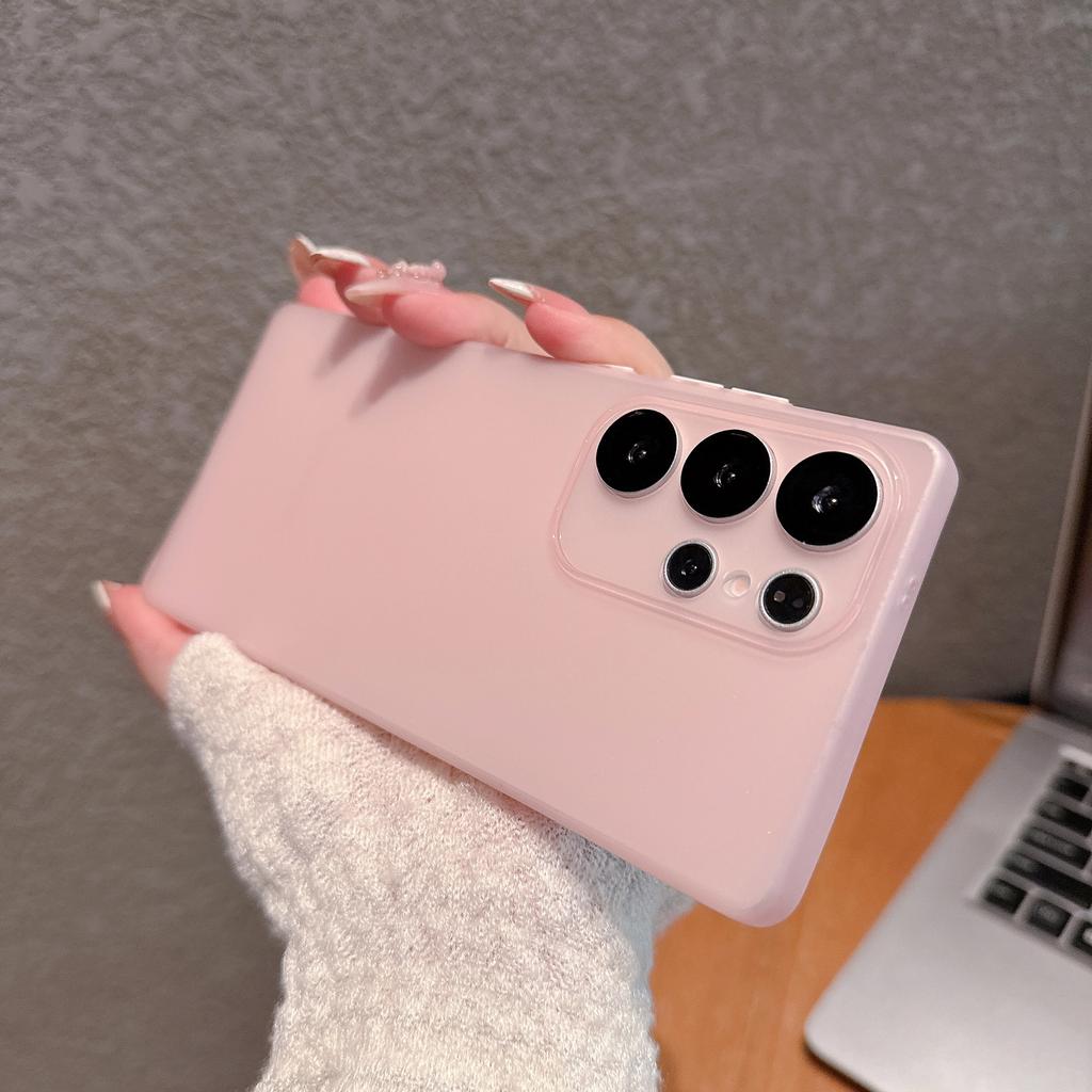 Applicable To Samsung S25Ultra Ultra-thin Matte Skin Mobile Phone Case Samsung S24Ultra Bare Metal Feel Fine Hole Case