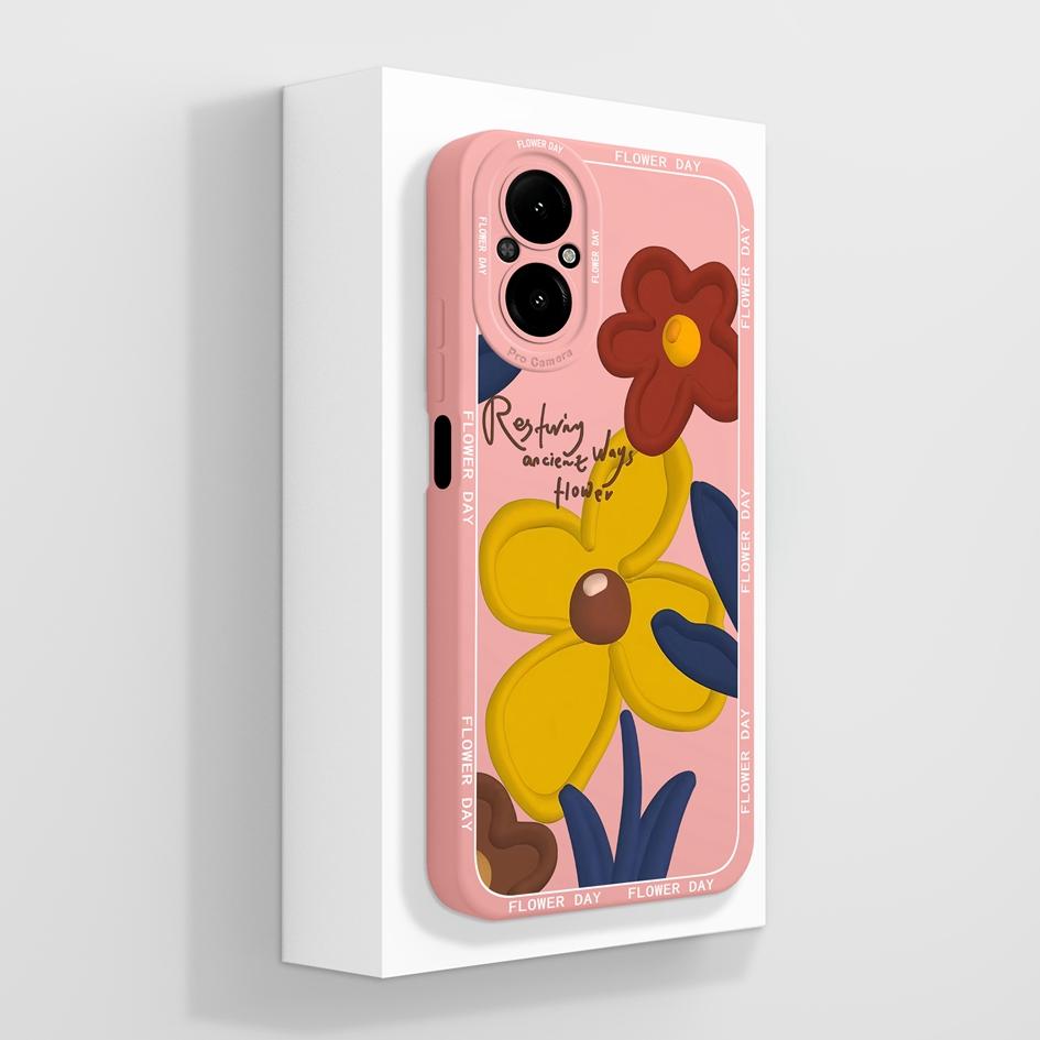 Hülle für Oppo Realme C67 C65 C63 C61 C25 C25S C25Y C30 C30S C31 C33 C35 C55 C51 C53 Faule Katze Weiche Flüssigsilikon Schutzhülle für Oppo Capa