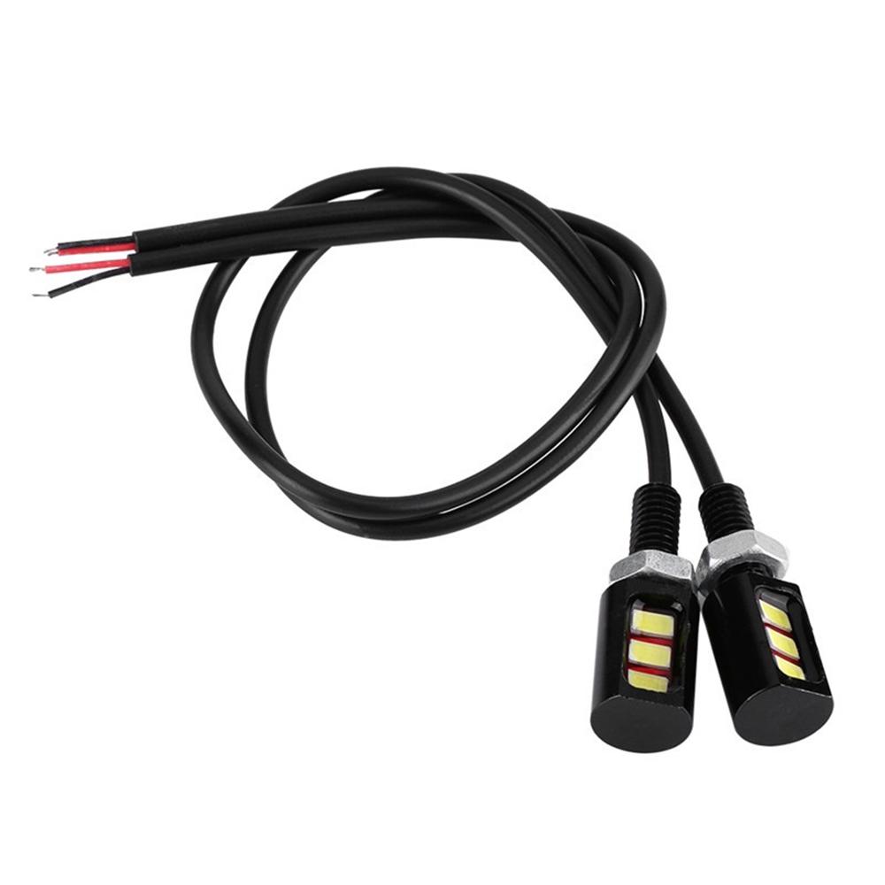 2Pcs New Auto 12V Lamp License Number Plate Car Motorcycle Light 3 LED