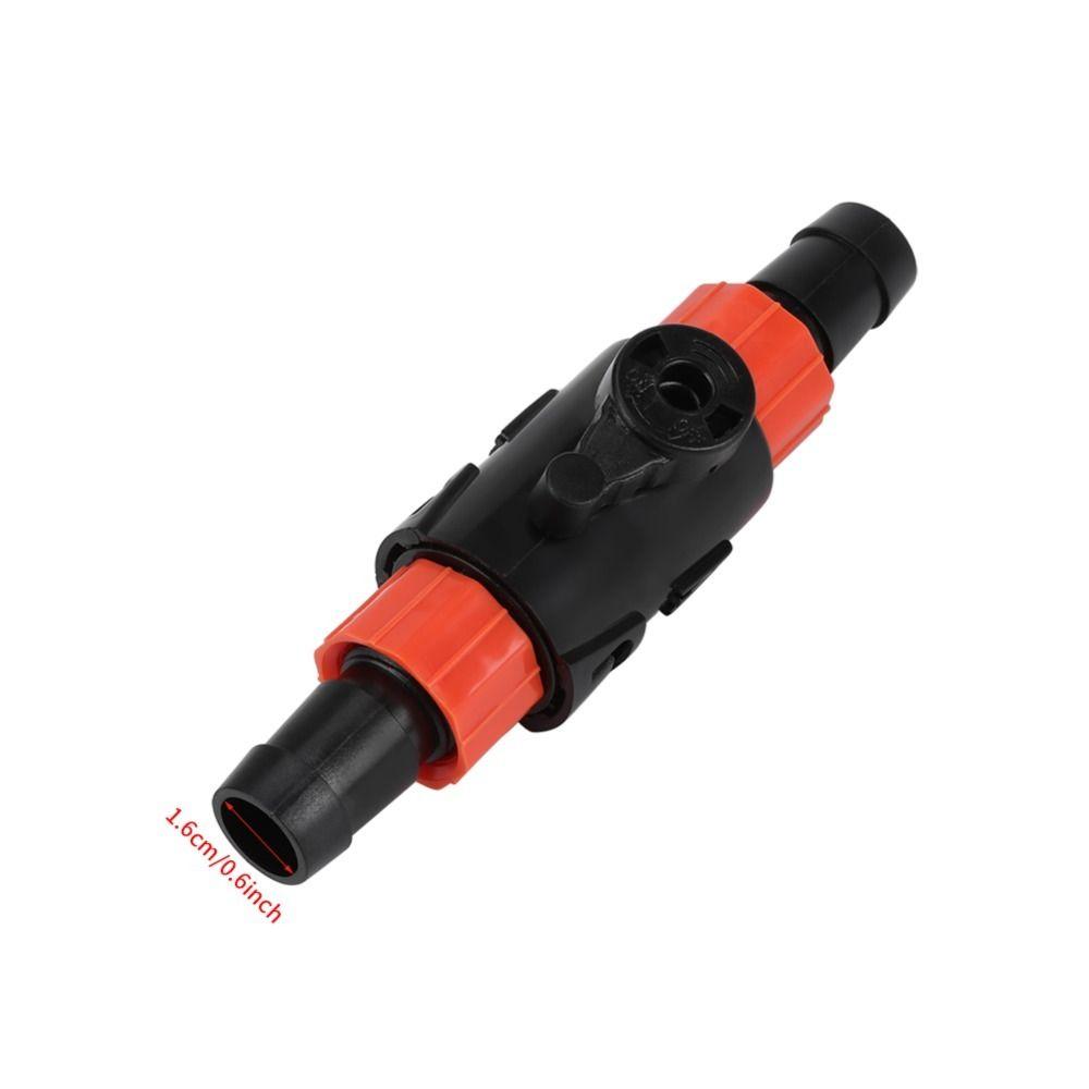 Robinet de contrôle d'eau en plastique 12/16mm 16/22mm Contrôle d'eau d'aquarium Libération rapide Contrôle de débit Vanne d'aquarium Aquarium