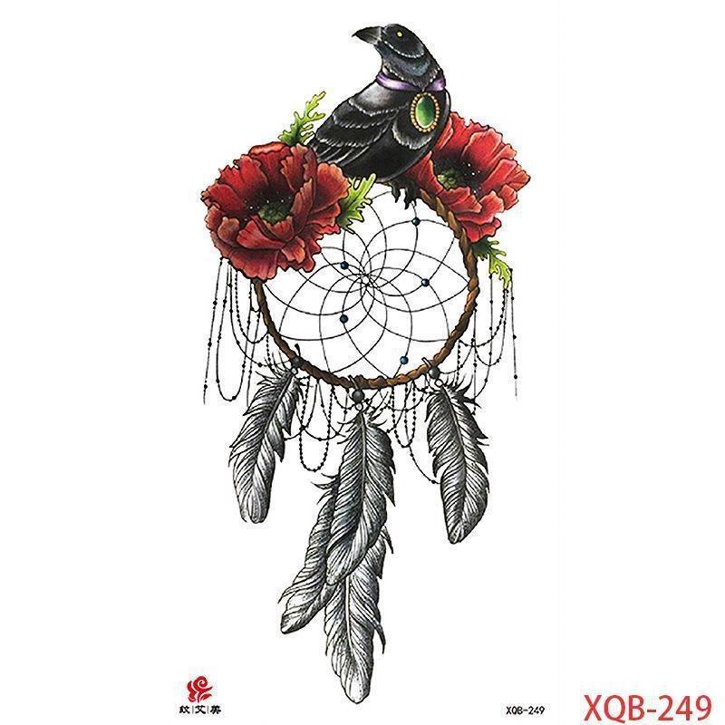 NEW 1PCS Waterproof Tattoos Temporary Tattoo Sticker Flowers Rose Body Tattoos for Women Art Arm Hand Tattoos Wolf Tiger Lion Painting Tatoos