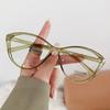 Personalized Cat Eye Anti-Blue Light Glasses Female Funny Retro Photo Black Glasses Frame Can Be Equipped With Myopia 7212