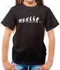 Evolution Of Croquet - T-Shirt - Player Mallet Garden Games