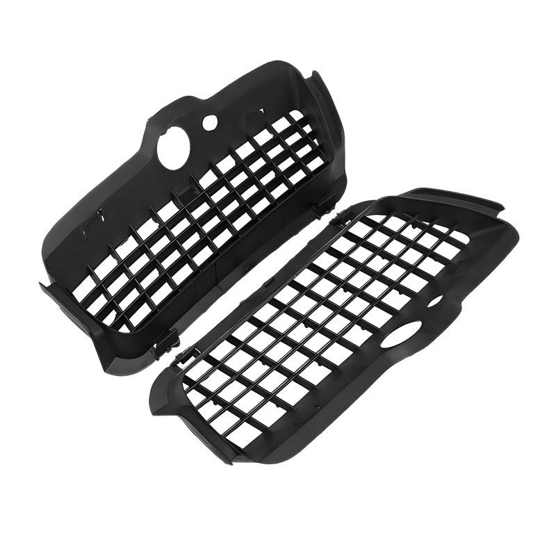1 par bil främre stötfångare dimljus galleröverdrag passar för Golf MK3 Rabbit 1994 1995 1996 1H6853665A 1H6853666 (svart)