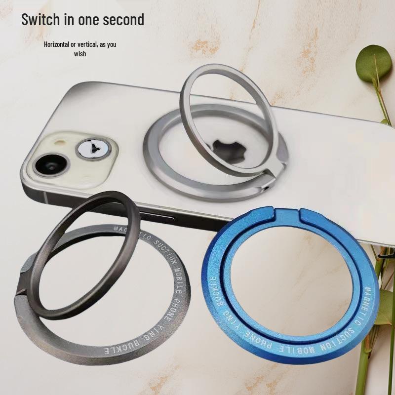 Foldable Magsafe Magnetic Phone Holder with Finger Ring