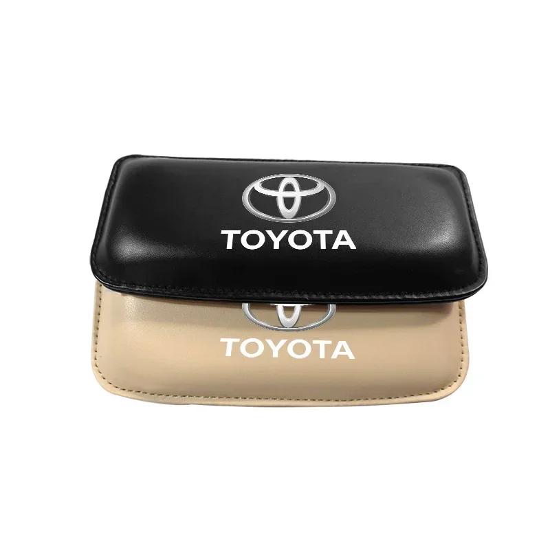 Leather Knee Pad Car Interior Pillow Comfortable Elastic Cushion For Toyota GT86 Corolla Yaris Auris RAV4 Prius CHR Camry TRD