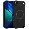 Phone Case - E.F.Connection - for iPhone Air - Silicone with Integrated Magnetic Ring Black