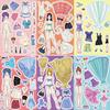 Toy Puzzle Stickers Princess Group Wear Make A Face Sticker DIY Handicraft Waterproof Stickers