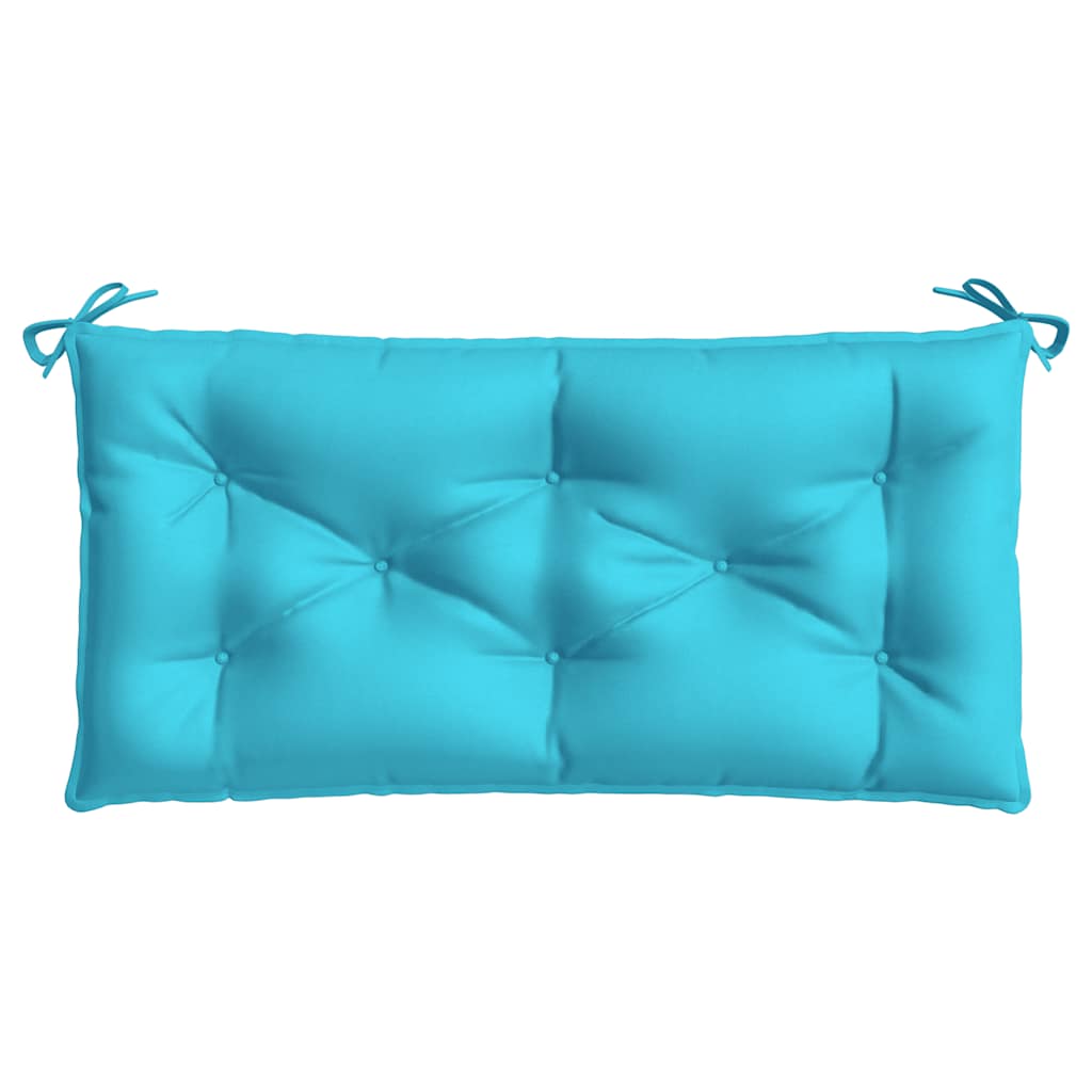 Garden Bench Cushions 2 Pcs. Turquoise 100 X 50 X 7 Cm Fabric