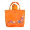 Folding Tote Shopping Bag Women Men Casual Eco Reusable Shopping Flower Button Pouch Case Travel Solid Handbag Shopper Bags