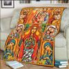 Virgin Mary and Jesus Blanket Office Home Hiking Picnic Thick Quilt Fashionable Bedspread Flannel Blanket Throw Blanket