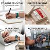 18mm 20mm 22mm Silikonrem Klockarmband För Samsung Galaxy watch 42m 46mm Active 2 Gear S2 S3 Honor Amazfit BIP Huawei watch gt 2 Armband Armband