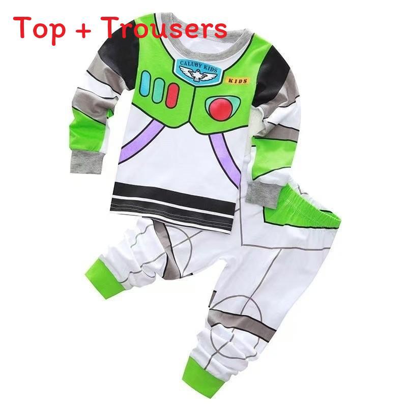 Rajzfilmes Gyerek Hálóruha Szett Játékok Története Buzz Lightyear Pamut Gyerekeknek 3-8 Éves Korig