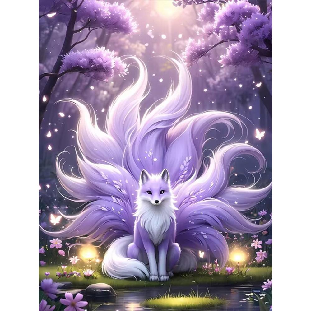 Fantasy Animal Fox Diamond Painting Embroidery 5D DIY New Arrival Rhinestones Picture Mosaic Cross Stitch Kits Handmade Kid Gift