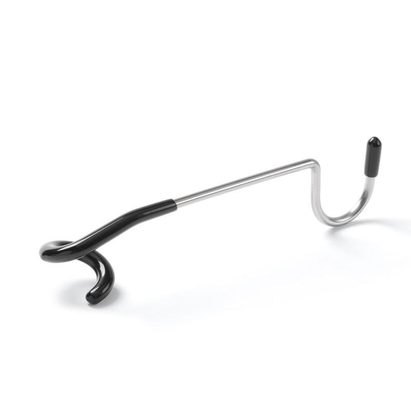 2Pcs Portable Tent Poles Lamp Hanger Nonslip Light Poles Hook Stainless Steels Pigtail Storage Hook Poles Attachments Ha