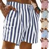 Men's Casual Shorts With Comfortable Lightweight Button Pockets And Monochrome Beach Shorts