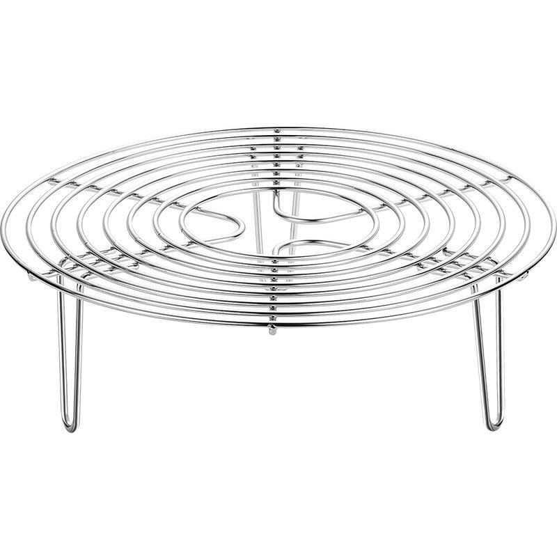 304 Stainless Steel Steaming Rack - Insulated Separator for Household Steamed Dishes with High & Low Feet Configuration.