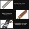 Portable Guitar Fret File Dressing Metal File Edges Wooden Handle Guitar Repair Maintenance Luthier Tool Guitar Parts