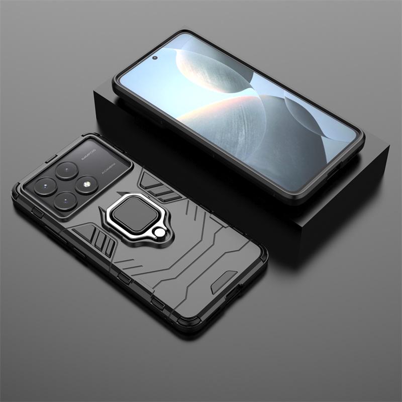 For Xiaomi Poco X6 Pro 5G Case Anti Shock Kickstand Magnet Armor Phone Cases for Poco Poko X6 Pro POCOX6 X6Pro Back Cover Fundas