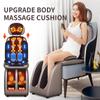 Upgrade elektryczny fotel do masażu całego ciała szyi powrót talia noga ogrzewanie na podczerwień wibracje ugniatanie poduszka Shiatsu relaks siedzenia
