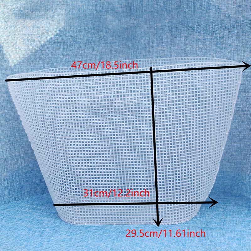 Embroidery Bucket Bag Auxiliary Knitting Sewing Weaving Plastic Mesh Sheet For Diy Accessories Handmade Easy Knit Helper