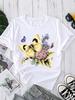 (Asian Size) star trend cute Short Sleeve T shirt Printed T-shirts O-neck Casual Clothing Fashion Female Women's Top  Graphic Tee