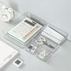 Rectangular Plastic Desk Drawer Organizer Box for Stationery and Pens