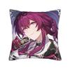 Honkai Star Rail Kissenbezug Bequemer Kissenbezug für Wohnzimmer Sofa Niedliche Lustige Kissenbezüge