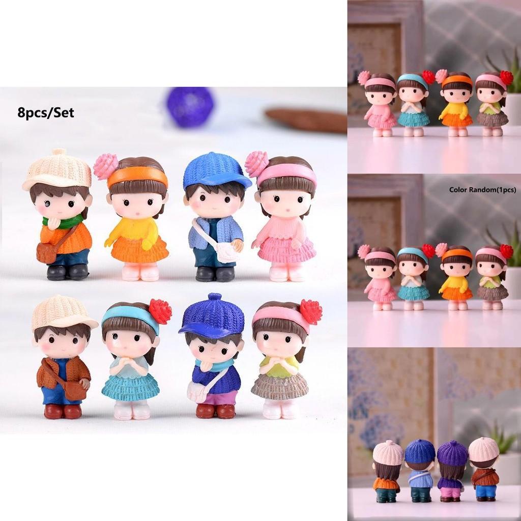 Adorable Mini Couple Figurines For Charming Fairy Garden Or Dollhouse Decor