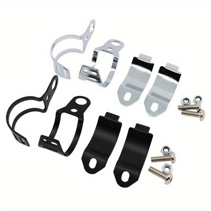 Support de montage de clignotant de moto réglable Support de lampe Support de lampe Pince de support Pince de montage de fourche