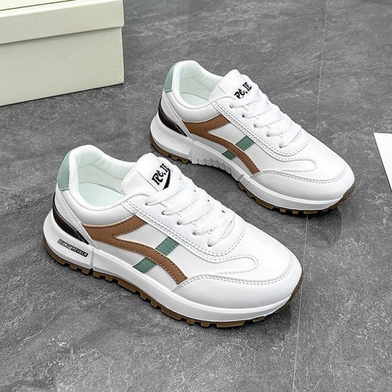 Women's New Small White Shoes Running Sports Shoes, Tourism and Leisure Thick Sole Fashion Trend Board Shoes, Women's Shoes