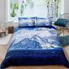 Snow Mountain Soft Duvet Cover Set Natural Lpluscape Warm Comforter Cover Microfiber Dream Waterfal Beding Set Twin King for Young Girls Ten