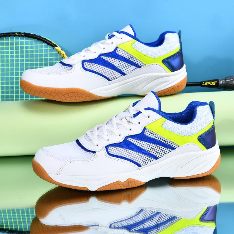 Men and women couples badminton shoes single net breathable non-slip shock-absorbing table tennis shoes tennis shoes