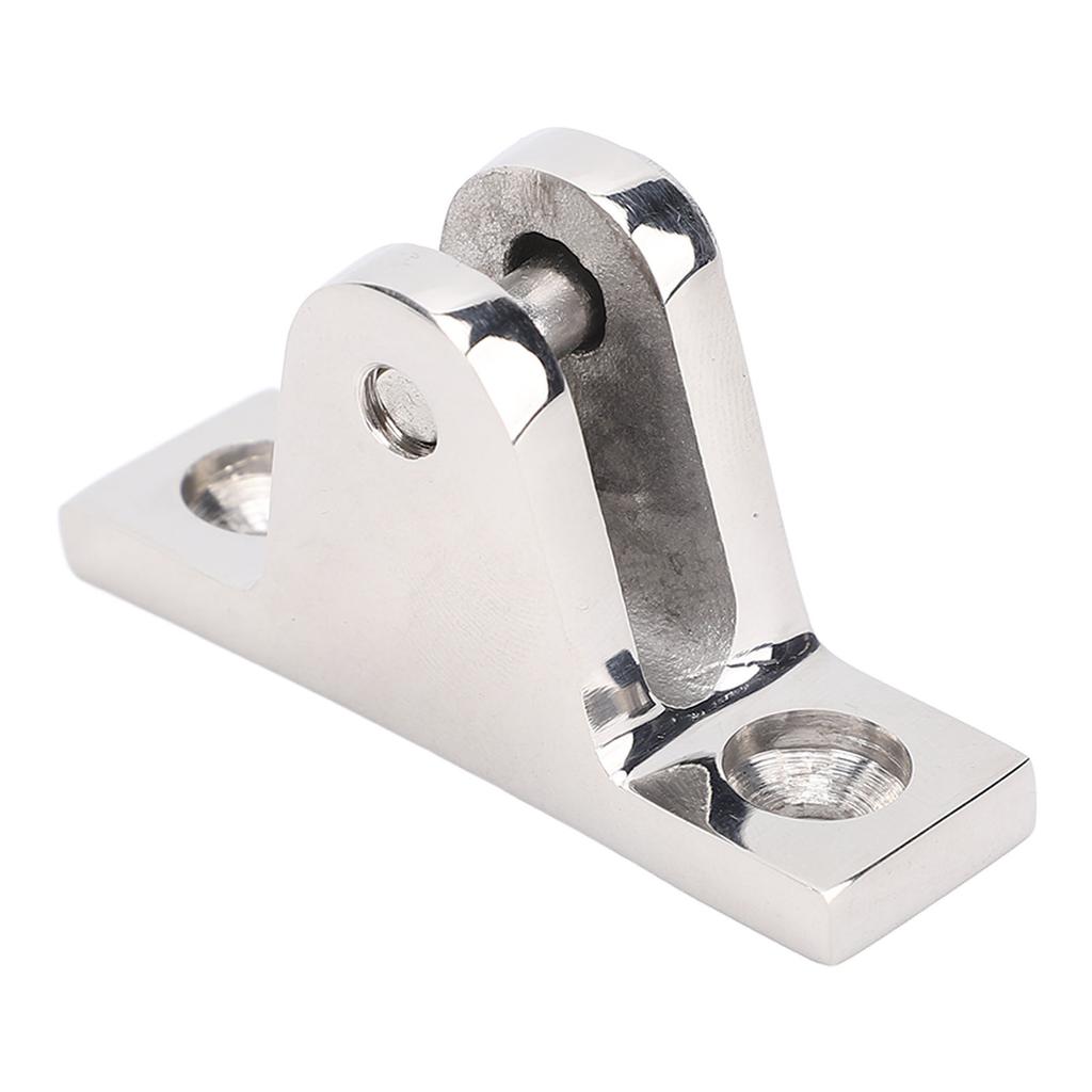 2 Stück Bimini Top Deckscharnier Beschlag 56mm 316 Edelstahl 90 Grad Deckscharnier Halterung für Wohnmobil Yacht Boot