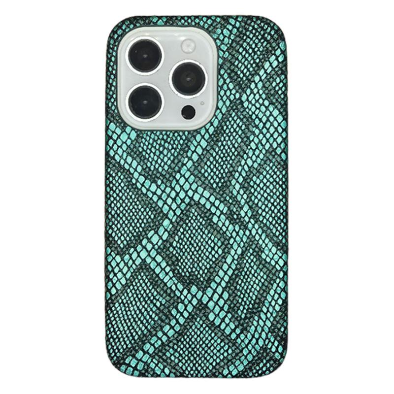 Python Skin Texture Is Suitable for Apple 15promax Mobile Phone Case iPhone13 Half Pack 14 New 12 Fashion 11 Sets