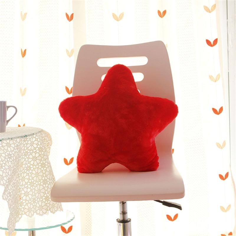 Five Pointed Star Pillow Girl Bedroom Sofa Bed Throw Pillow Toy Cushions Home Decoration Creative Gift Ornament