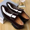 Scarpe da uomo in pelle business più vendute 2024 nuova moda scarpe da uomo in pelle autunno e inverno slip-on scarpe comode