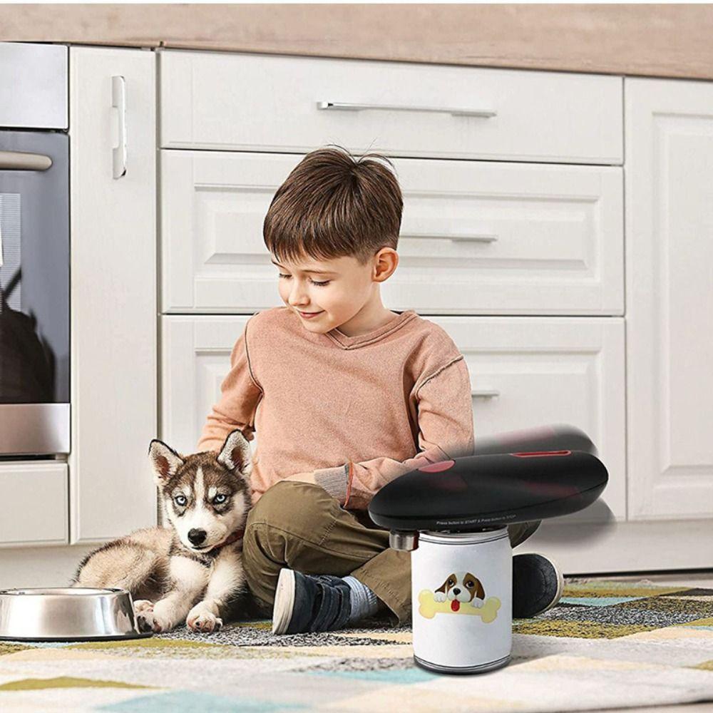 Battery Operated Electric Can Opener Automatic Electric Bottle Opener Easiest   Can Open Machine
