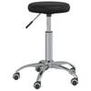 Vidaxl Massage Stool, Upholstered with Faux Leather, Black