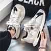 Fashion Men's 2025 Spring New Fashion Trend Casual Shoes Versatile Thick Sole Wear-resistant Casual Sports Color Blocked Chunky sneakers