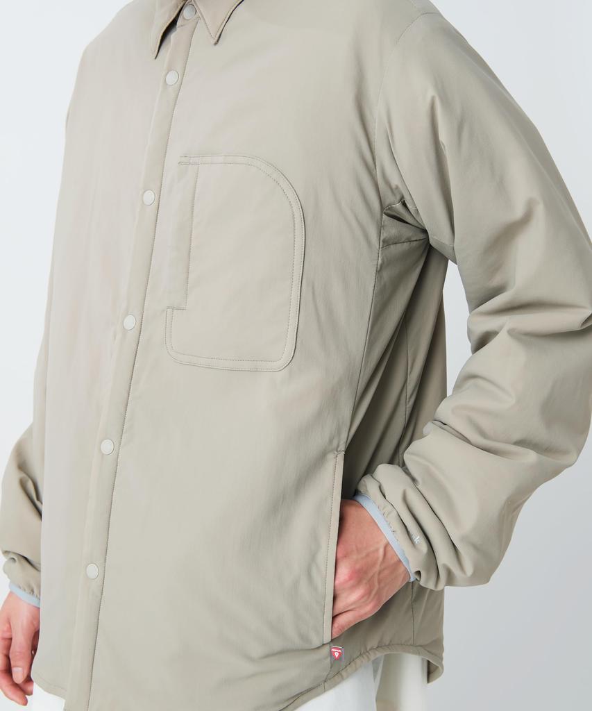 Snow Peak Flexible Insulated Shirt SH-26SU001, Long Sleeve, Padded, Men's/Women's, CHARCOAL, M