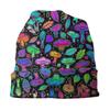 Psychedelic Magic Mushrooms Klobúk Klobúk Pletený klobúk Unisex Dámske Cool Unisex Zimné Teplé Čiapky Skullies Čiapky