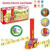 Kids' Electric Domino Train Toy - Automatic Block Dispenser