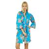 Women Short Cotton Robe Bridesmaid Getting Ready Wrap Cover Up