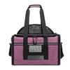 Sac de Transport Chat en Maille Fourre-tout de Voyage pour Animaux de Compagnie avec Bandoulière Réglable Transporteur pour Animaux de Compagnie Respirant Sac Bandoulière pour Petits Chiens Chats