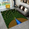 Bird Exquisite Peacock Animal Area Rug,Carpet for Home Living Room Bedroom Sofa Doormat Kitchen Decoration,Non-slip Floor Mats