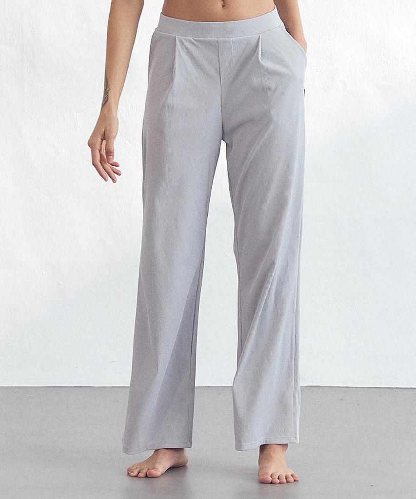 CIELCOCO Clwp9157 Sorona Ribbed Wide Pants