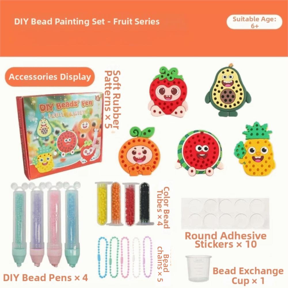 Ballpoint Pen Painting Handmade Set Beads Pen Creative Production Handmade Beads Pen  Gift for Kids