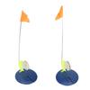 6 Set Ice Fishing Flag Kit Hands Free Efficient Winter Fishing Rod Indicator Flag Portable Angling Flag for Fishing